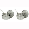 thumbnail image 1 of Bayou Classic Durable 10 Qt. Stainless Steel Fry Pot/Perforated Basket (2 Pack), 1 of 6