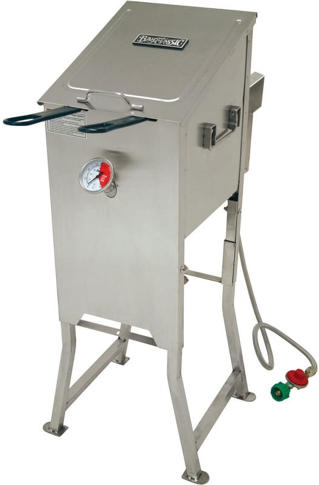 Bayou Classic Freestanding 4 Gallon Stainless Steel Bayou Deep Fryer, Silver Sansujyuku sansujyuku.com