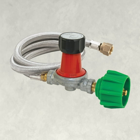 Bayou Classic High-Output Propane Tank Regulator with Hose