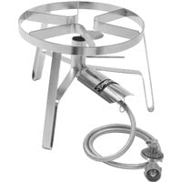 Bayou Classic 16-Inch Stainless Steel Single Burner Outdoor Cooker