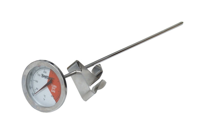 Bayou Classic 12-inch Silver Stainless Steel Deep Fry Thermometer