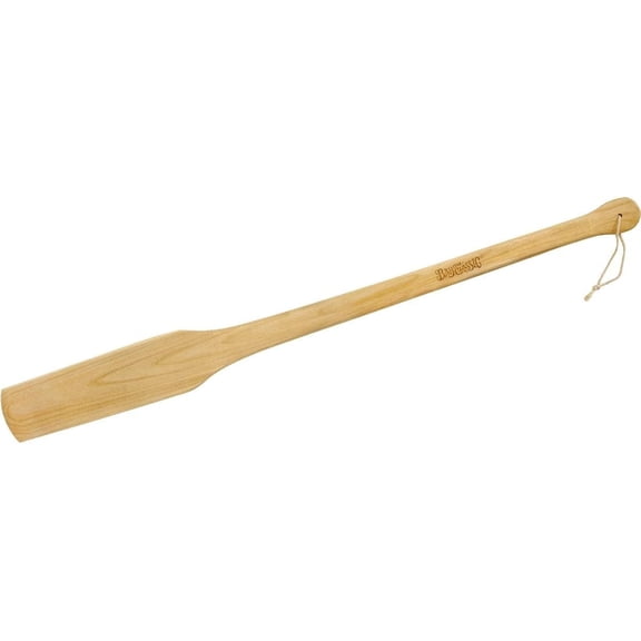 Bayou Classic Wood Grill Paddle Scraper - Long Handle - Multicolor