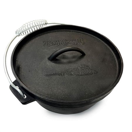 Bayou Classic 7402 2-Quart Cast Iron Dutch Oven