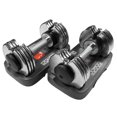 thumbnail image 1 of Bayou Fitness Pair of 25 lb. Adjustable Dumbbells, 1 of 2