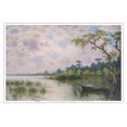 thumbnail image 1 of Bayou Landscape - From an Original Color Painting by Joseph Rusling Meeker c.1886 - Master Art Print (Unframed) 12in x 18in, 1 of 4