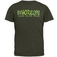 thumbnail image 1 of Bayou Life Cajun Louisiana Mens T Shirt Olive SM, 1 of 1