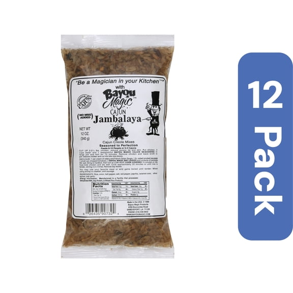 Bayou Magic Cajun Jambalaya Mix 12 oz (Pack Of 12)
