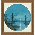 thumbnail image 1 of Bayou in Moonlight 20x20 Gold Ornate Wood Framed Canvas Art by James Hamilton, 1 of 2