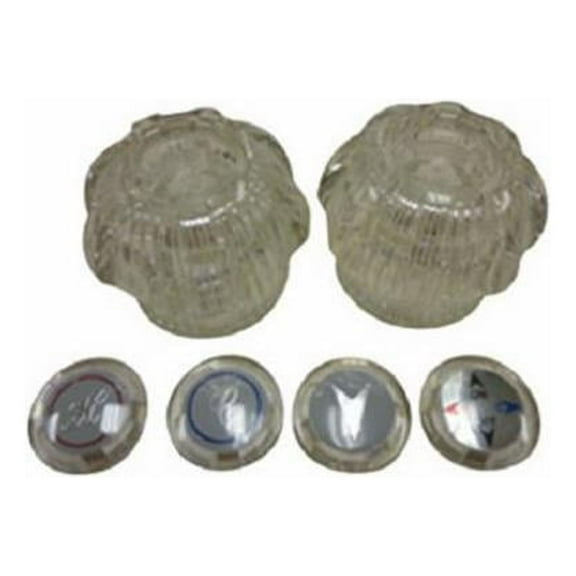 Baypointe 31-1201-BP Tub & Shower Replacement Handles, Acrylic, Pair - Quantity 5