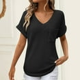 thumbnail image 1 of Babysbule Women's 3/4 Sleeve Casual Pullover Hooded Jacket Top, Stylish Soft Blouse for Daily Wear, Party, Work, Fall & Summer Fashion, 1 of 8