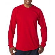 Bayside 6100 Men's Crewneck Long-Sleeve Cotton Tee T-Shirt