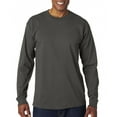 thumbnail image 1 of Bayside 6100 Men's Crewneck Long-Sleeve Cotton Tee T-Shirt, 1 of 3