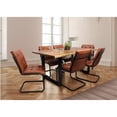 thumbnail image 1 of Bayside 7 Piece Set With 67" Dining Table And 6 Kurtz Medium Brown Side Chairs, 1 of 11