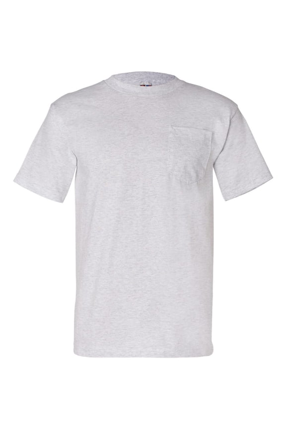 Adult 6.1 Oz Cotton Pocket Tee 7100