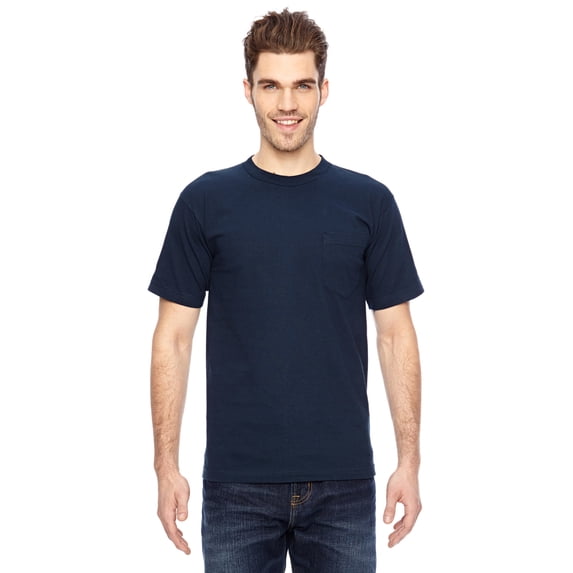 Bayside Adult 6.1 Oz Cotton Pocket Tee 7100