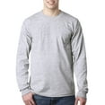 thumbnail image 1 of Bayside Adult 6.1 oz., 100% Cotton Long Sleeve Pocket T-Shirt - BA8100, 1 of 4