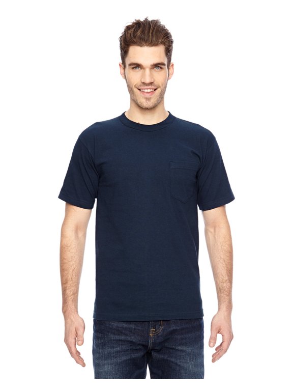 Adult 6.1 oz., 100% Cotton Pocket T-Shirt - BA7100