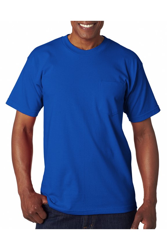 Adult 6.1 oz., 100% Cotton Pocket T-Shirt - BA7100