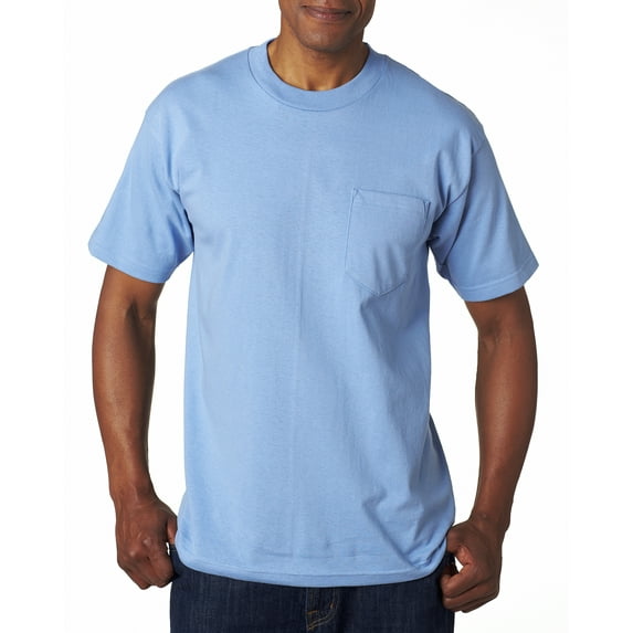 Bayside Adult 6.1 oz., 100% Cotton Pocket T-Shirt - BA7100
