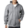 thumbnail image 1 of Bayside Adult 9.5oz., 80% cotton/20% polyester Full-Zip Hooded Sweatshirt - BA900, 1 of 4