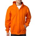 thumbnail image 1 of Bayside Adult 9.5oz., 80% cotton/20% polyester Full-Zip Hooded Sweatshirt - BA900, 1 of 4