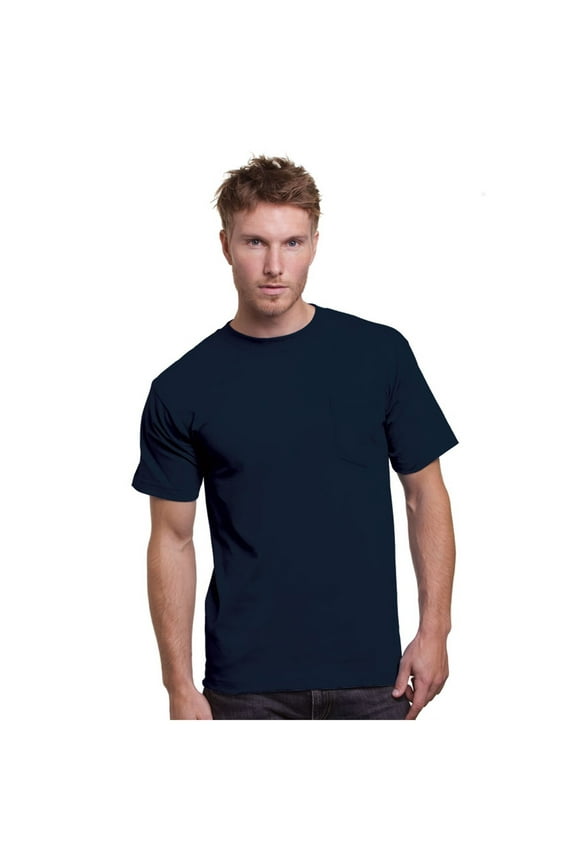 BA3015 Unisex Union-Made 6.1 oz.Cotton Pocket T-Shirt