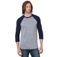 thumbnail image 1 of Bayside BA9525 Unisex 3/4 Sleeve Raglan T-Shirt, 1 of 2