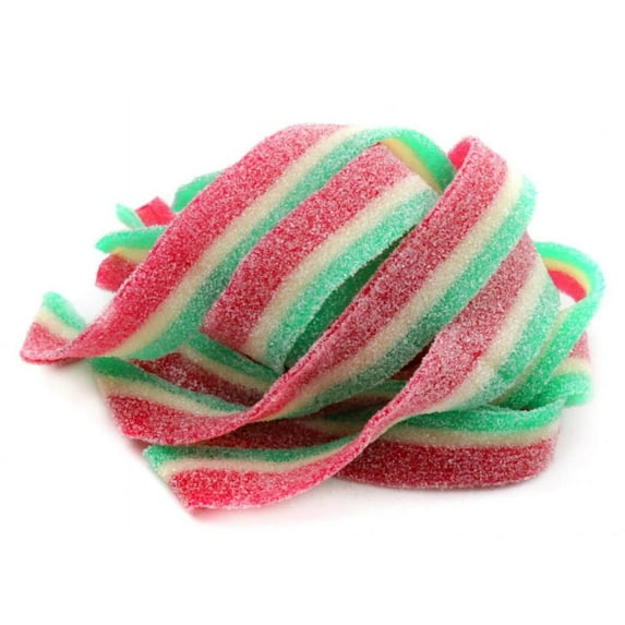 Bayside Candy Sour Candy Belts - Sour Belts Watermelon, 1LB
