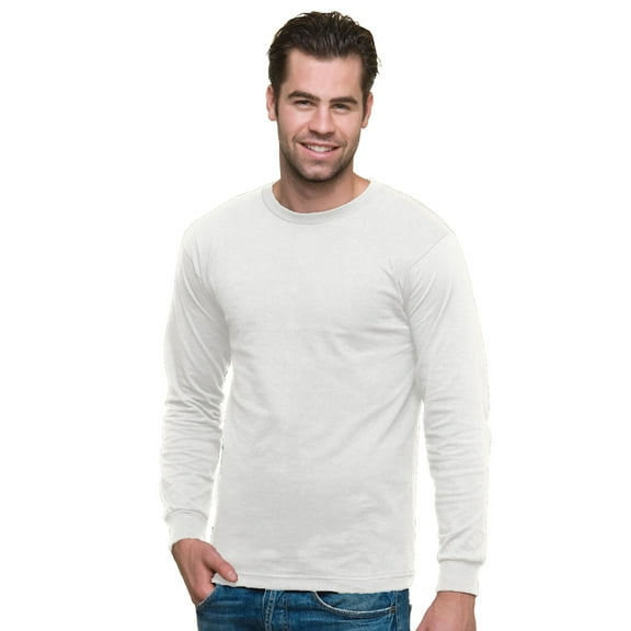 Bayside LightWght L/S Tee Wht