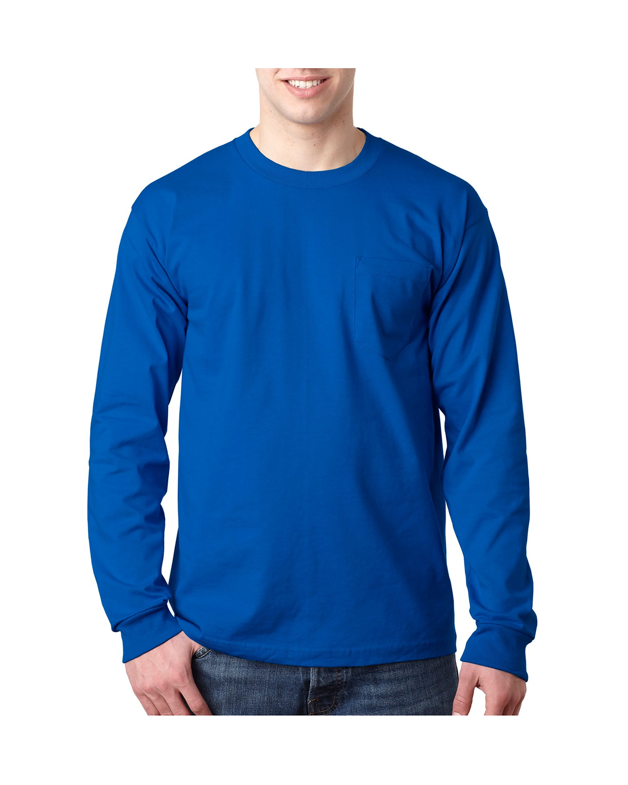 Adult Heavy Cotton, Long Sleeve T-Shirt, Lime Green M with