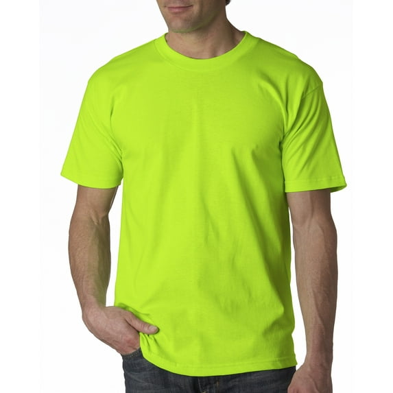 Bayside Men's American made cotton Basic T-Shirt, Style BA5100