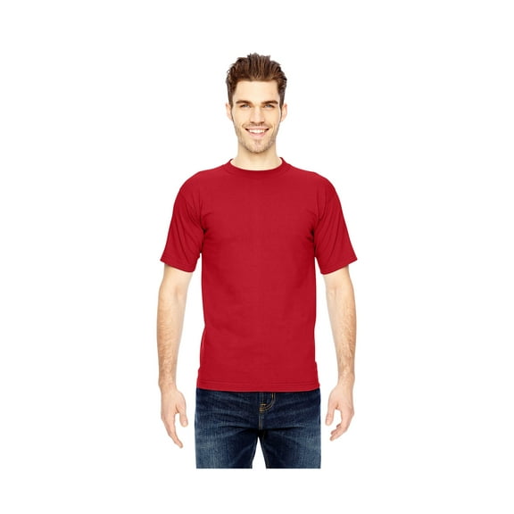 Bayside Men's American made cotton Basic T-Shirt, Style BA5100