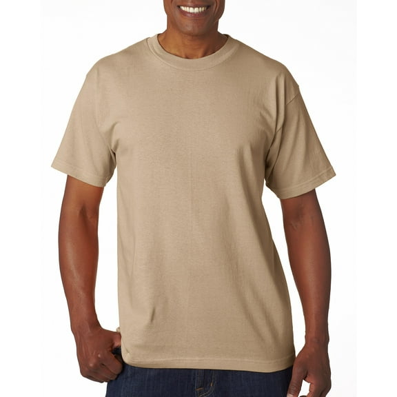 Bayside Men's American made cotton Basic T-Shirt, Style BA5100