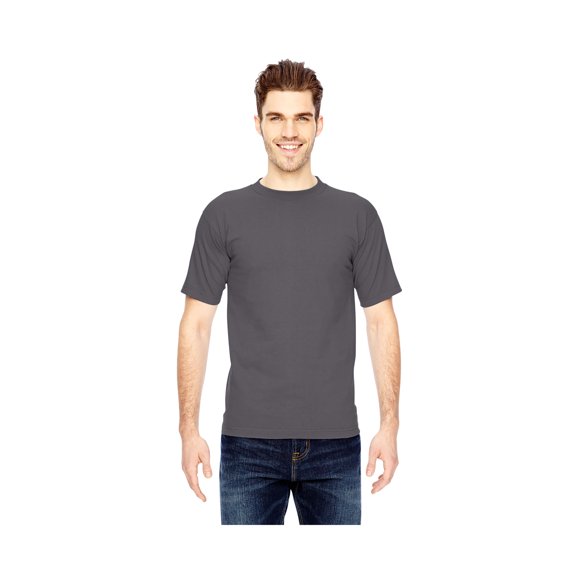 Bayside Men's American made cotton Basic T-Shirt, Style BA5100