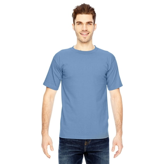 Bayside Men's American made cotton Basic T-Shirt, Style BA5100