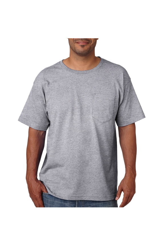 Men's Classic Preshrunk Fashion Pocket Tee, Style 5070