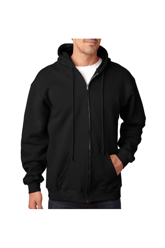 Men's Heavyweight Full Zip Hooded Sweatshirt, Style BA900