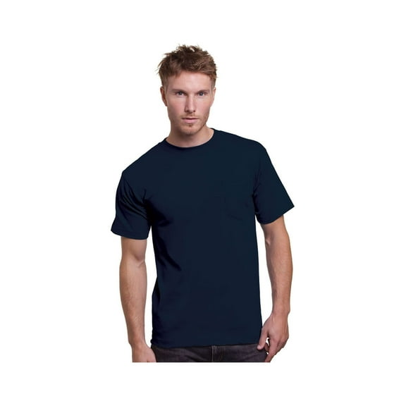 Bayside Men's Union Made Full Cut Comfort Pocket T-Shirt, Style BA3015