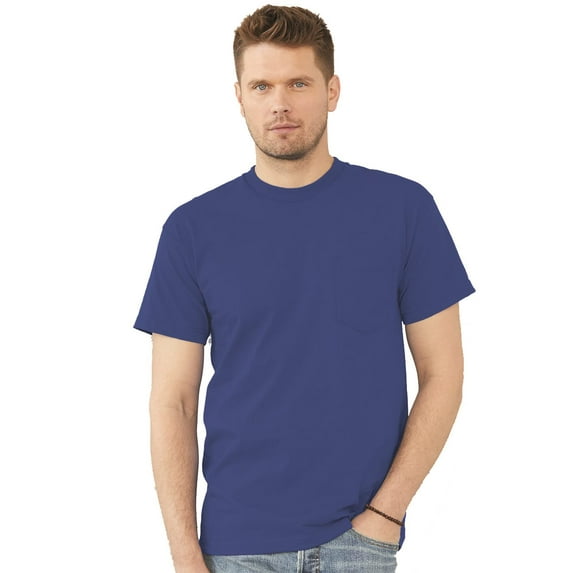 Bayside New Men IWPF USA-Made Short Sleeve T-Shirt with Pocket
