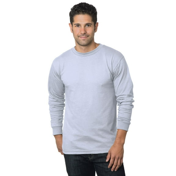 Bayside USA L/S 100% T Ash