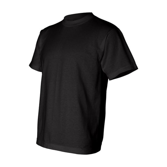 Bayside - USA-Made 50/50 T-Shirt - 1701 - Black - Size: L