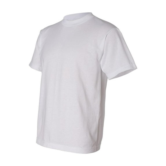 Bayside - USA-Made 50/50 T-Shirt - 1701 - White - Size: M