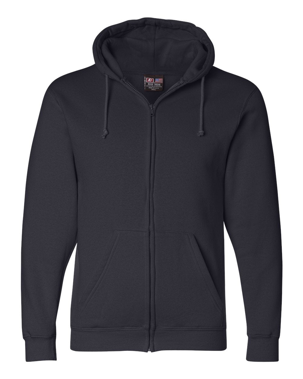 Adult 9.5oz., 80% cotton/20% polyester Full-Zip Hooded