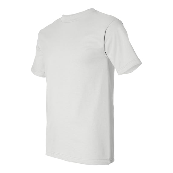 Bayside - USA-Made Mens 100% Cotton Short Sleeve T-Shirt