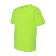 Bayside - USA-Made Short T-Shirt With a Pocket - 5070 - Lime Green - Size: M