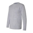 thumbnail image 1 of Bayside - Union-Made Long Sleeve T-Shirt with a Pocket - 3055, 1 of 3