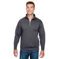 thumbnail image 1 of Bayside Unisex 9.5 oz., 80/20 Quarter-Zip Pullover Sweatshirt - BA920, 1 of 4