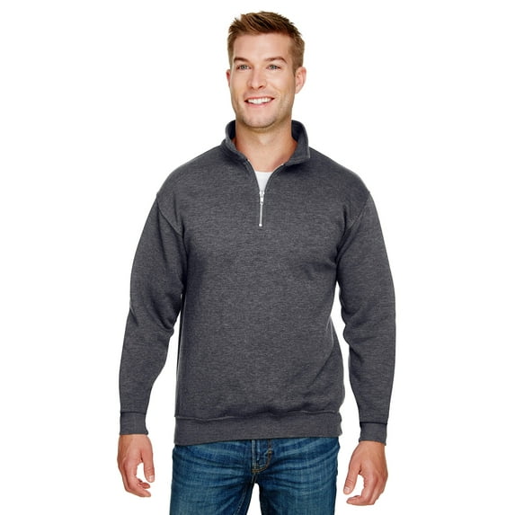 Bayside Unisex 9.5 oz., 80/20 Quarter-Zip Pullover Sweatshirt - BA920
