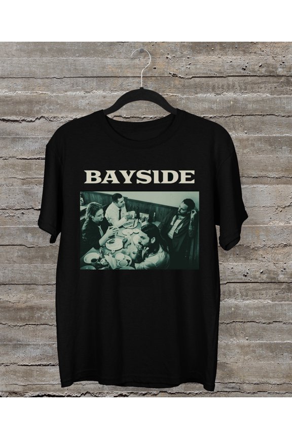 Bayside band black T-shirt short sleeve All sizes S to 5Xl TA4937