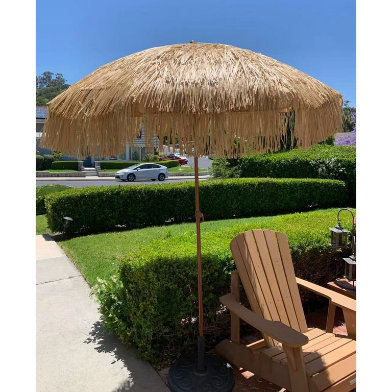 cheapest place to buy patio umbrella PURPLE LEAF 15x9ft Double-Sided Rectangular Outdoor Market Patio Umbrella with Base, Light Grey